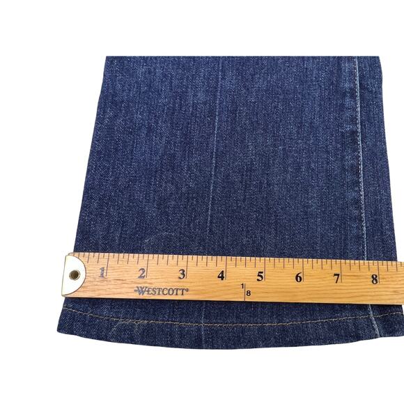 Joe's Jeans Dark Blue Wash Flare Boot Cut - Detailed Measurements Included - Picture 11 of 11